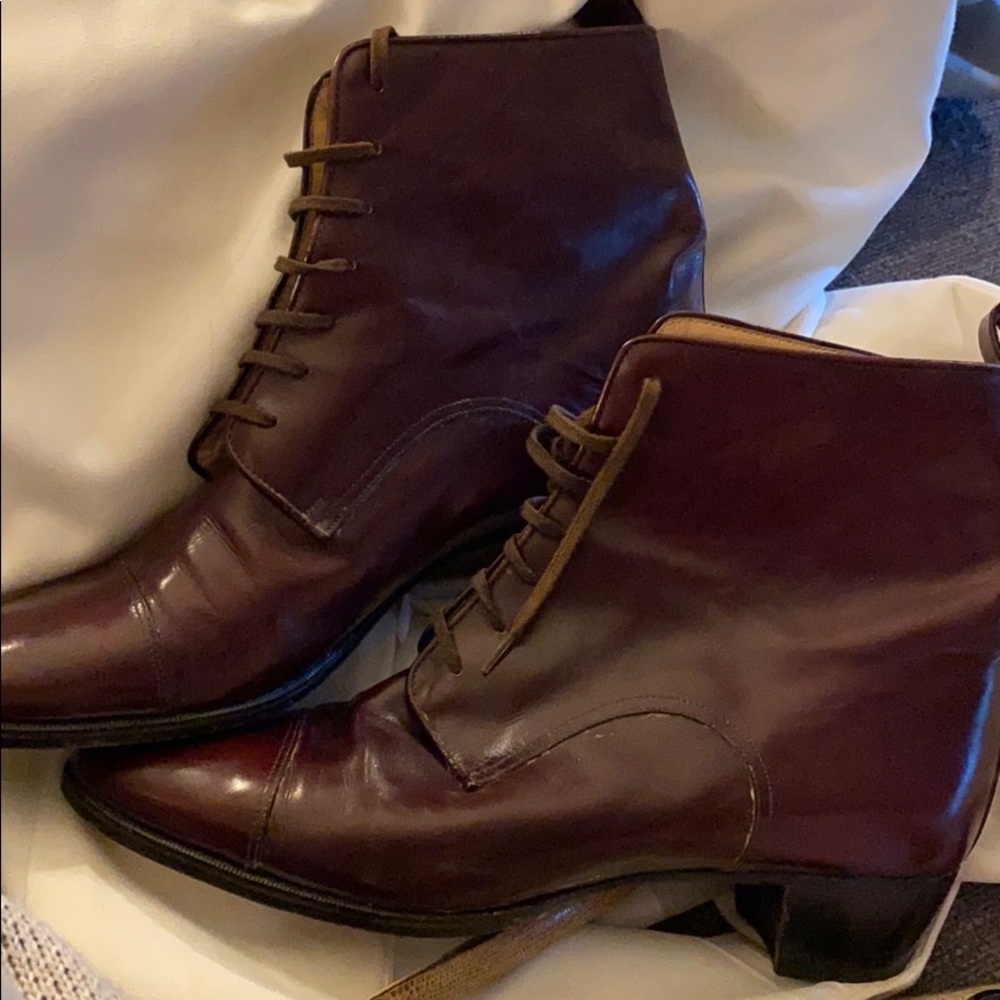 Handmade Italian leather boots